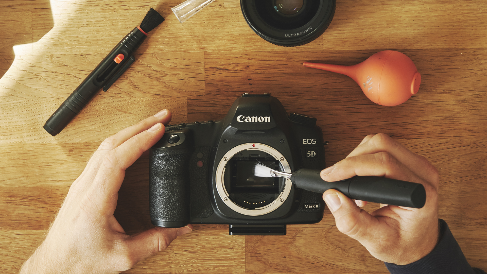 Brosse De Nettoyage Pour Capteur D'appareil Photo - Nylon, Rechargeable, Nettoyage à Sec